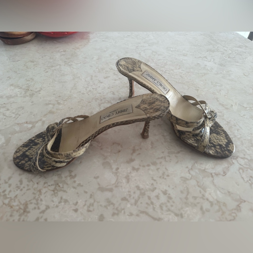 Jimmy Choo Snakeskin Heels size 8